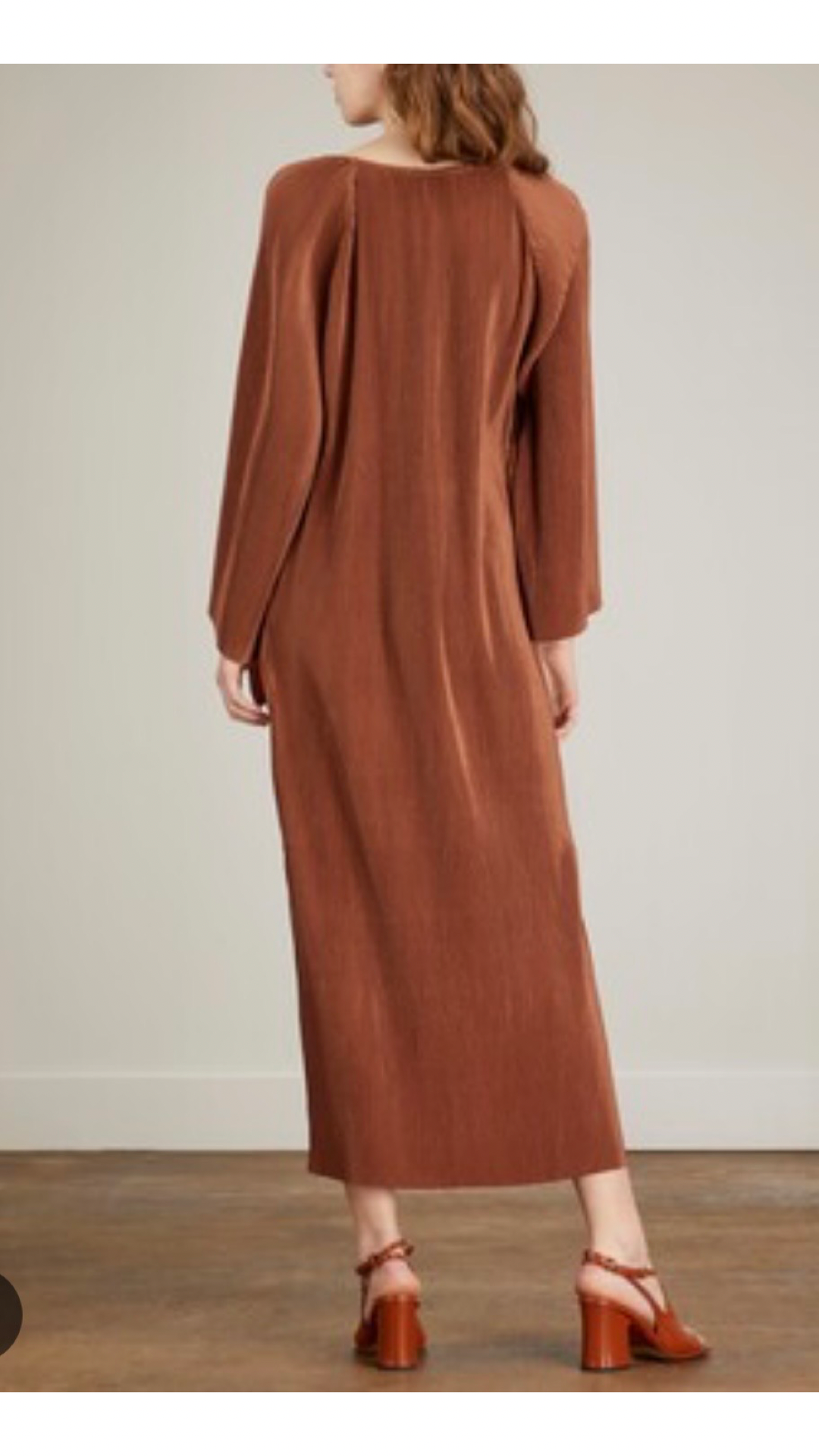 By Marlene Birger Plisse Maxi Dress