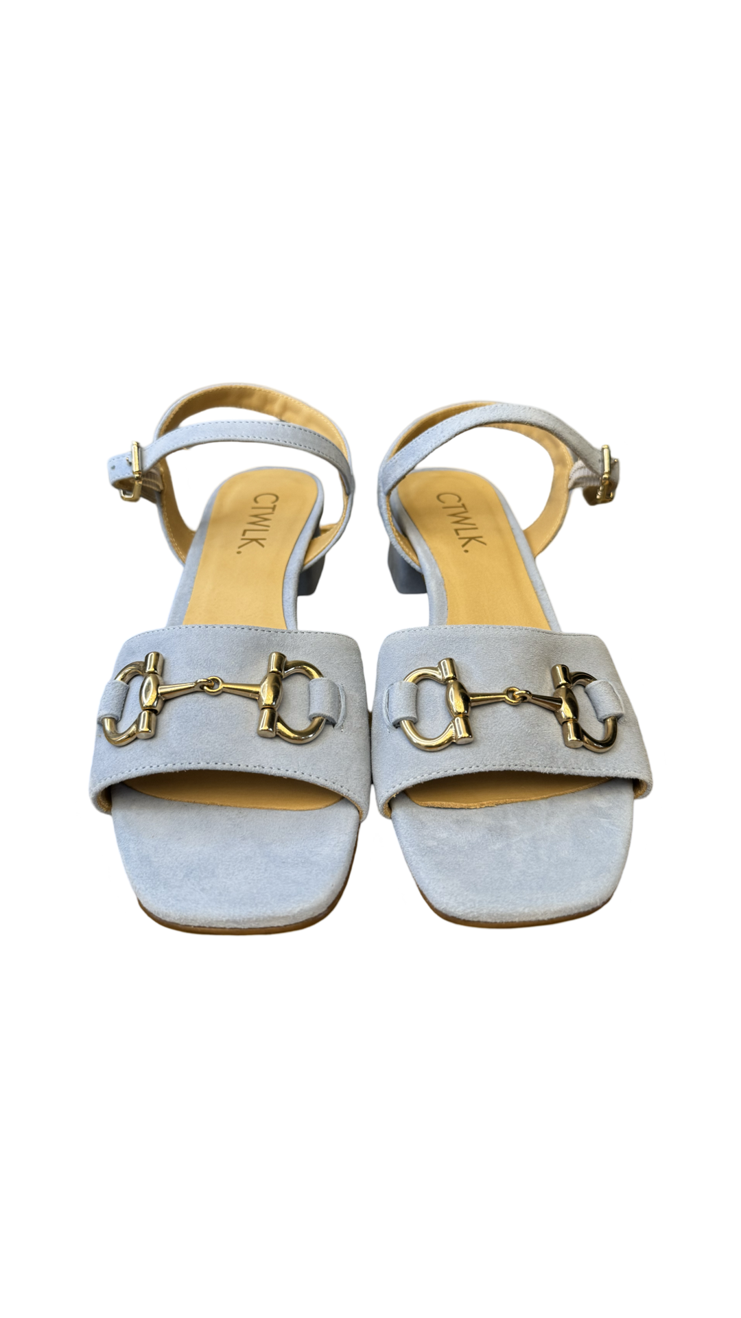 CATWALK suede blue sandals