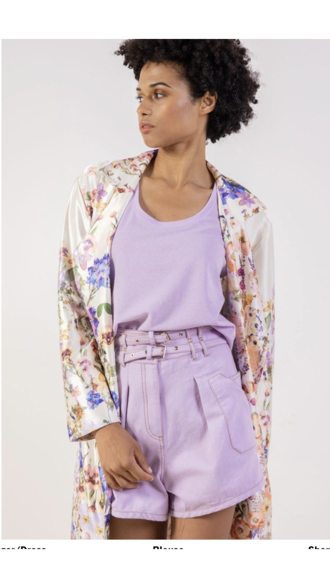 Dream Catcher Long Blazer Silk