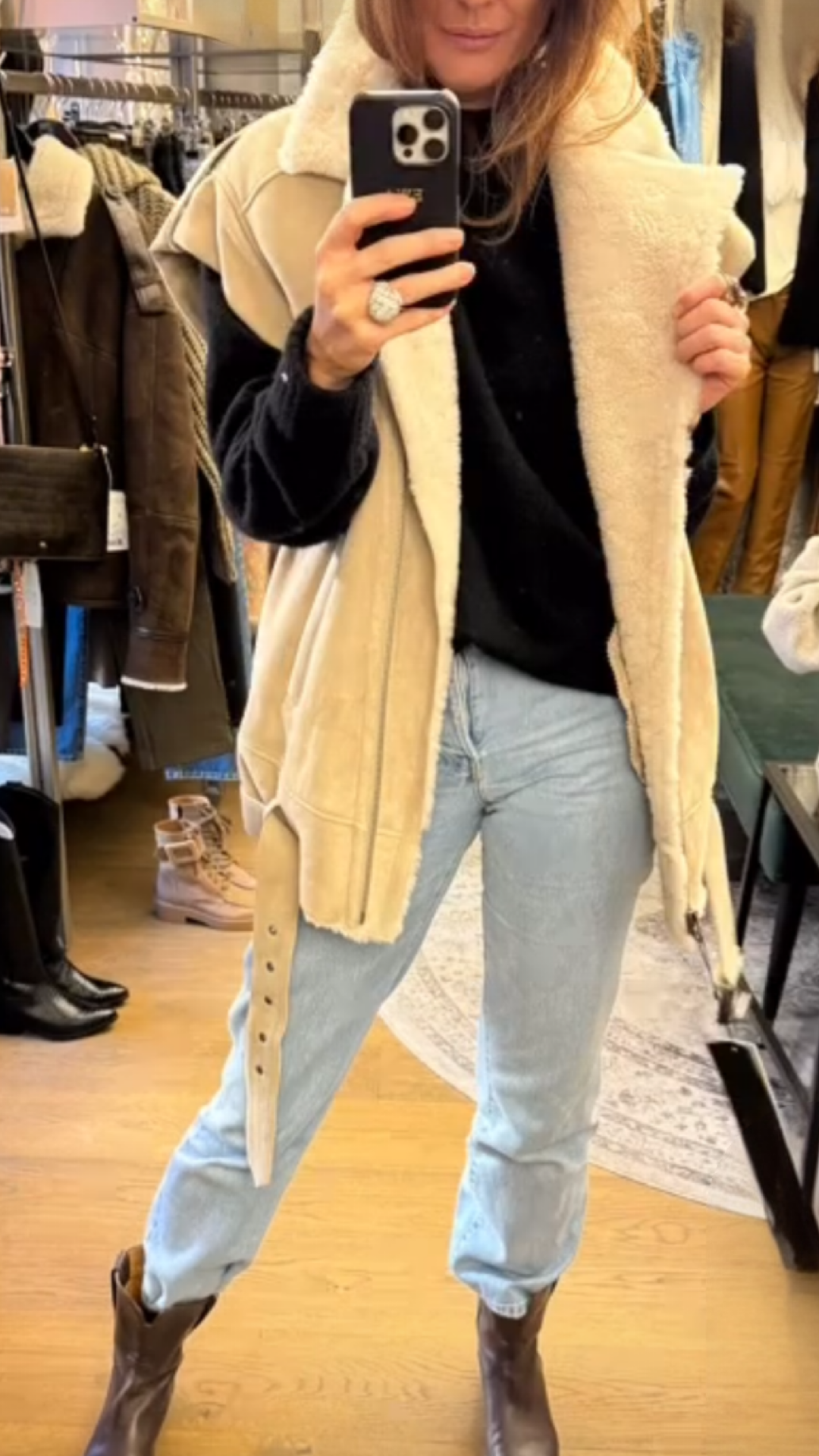 Alter Ego Shearling Gilet VERA