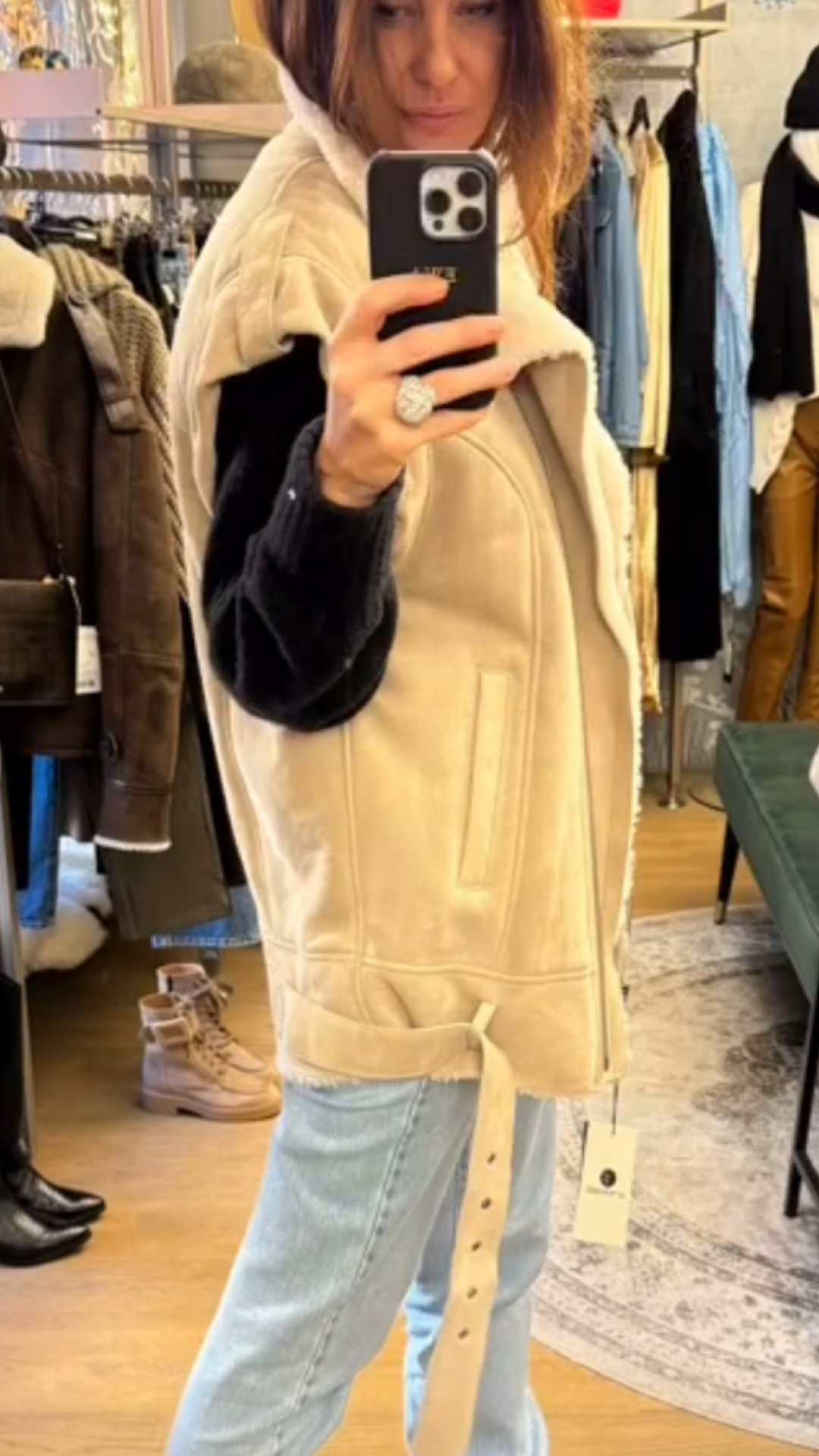 Alter Ego Shearling Gilet VERA