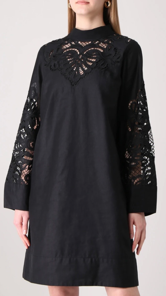 By Marlene Birger Black Lace dress CARILLA