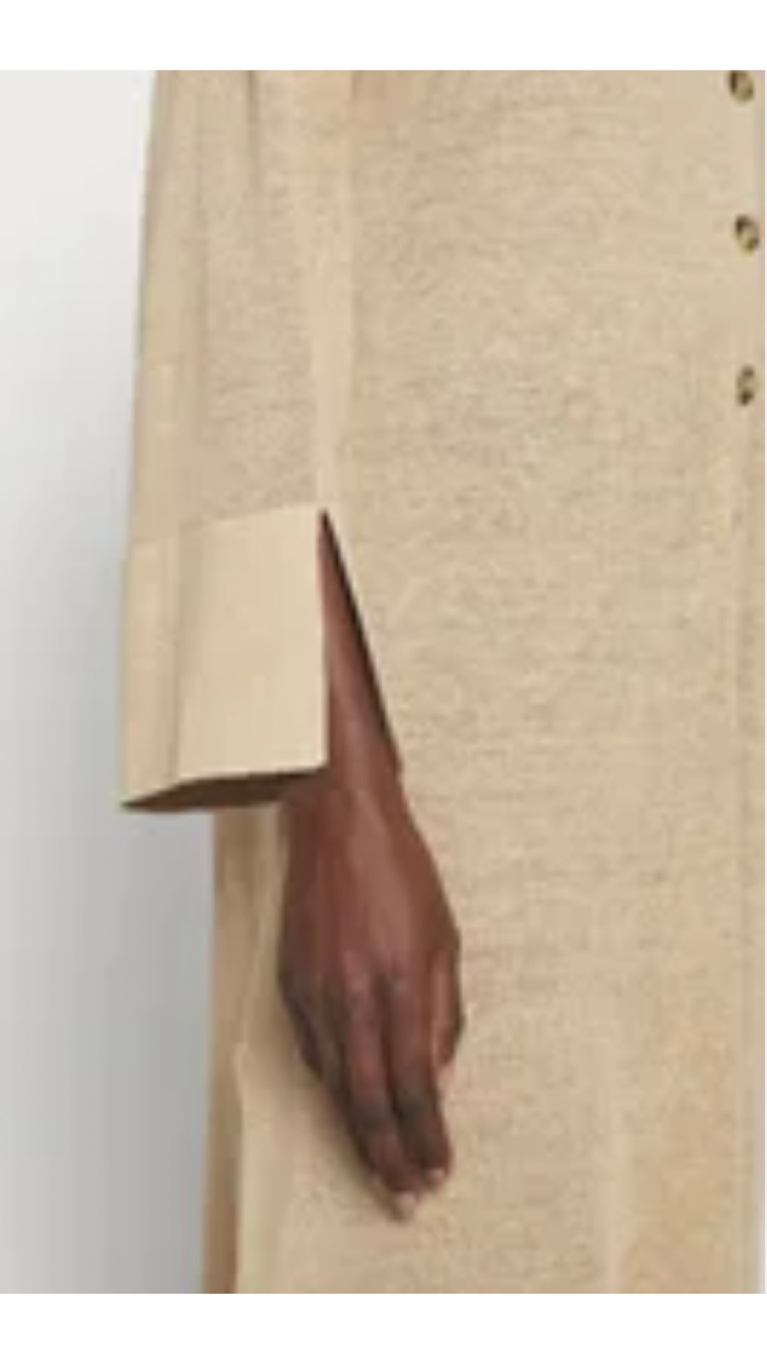 By Marlene Birger Linen Caftan Dress