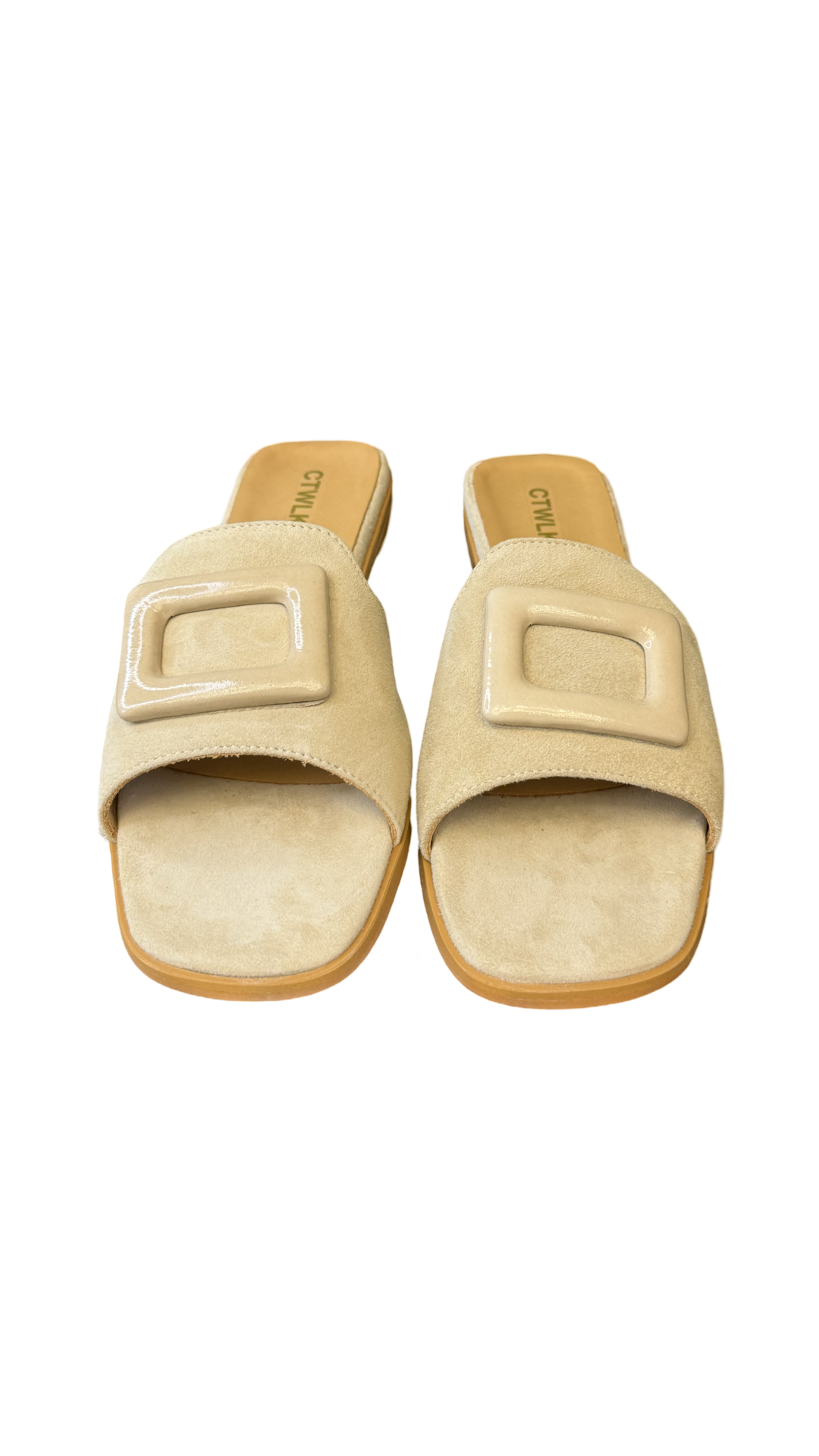 CATWALK suede slipper nude