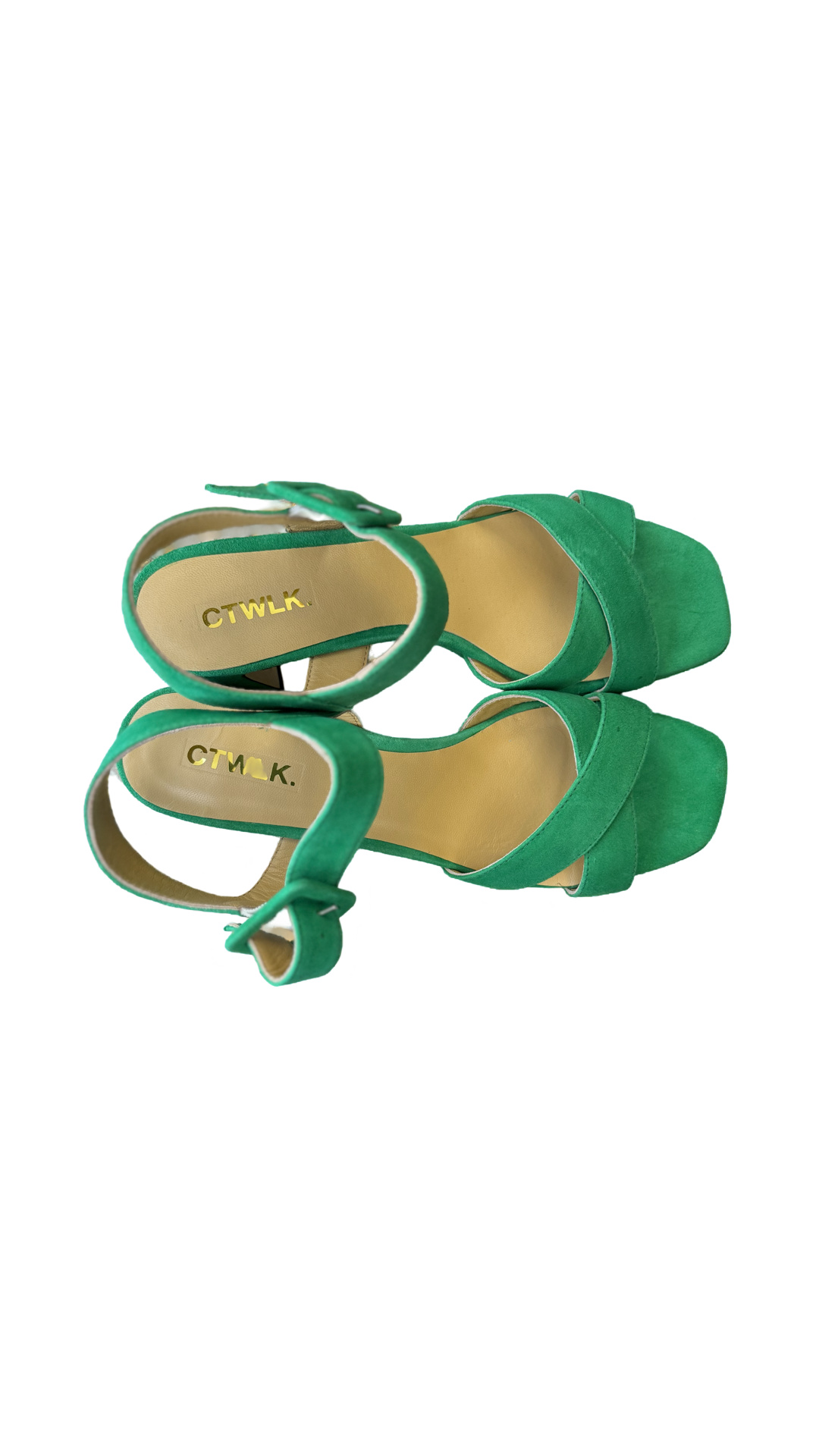 CATWALK Sandals green suede