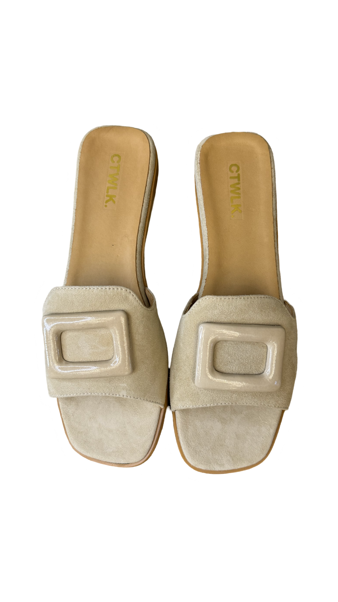CATWALK suede slipper nude