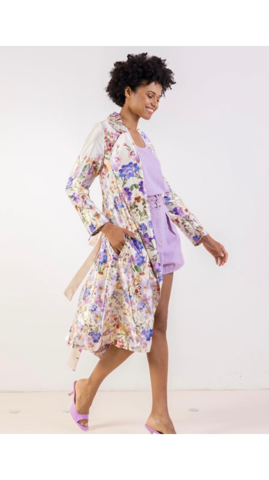 Dream Catcher Long Blazer Silk